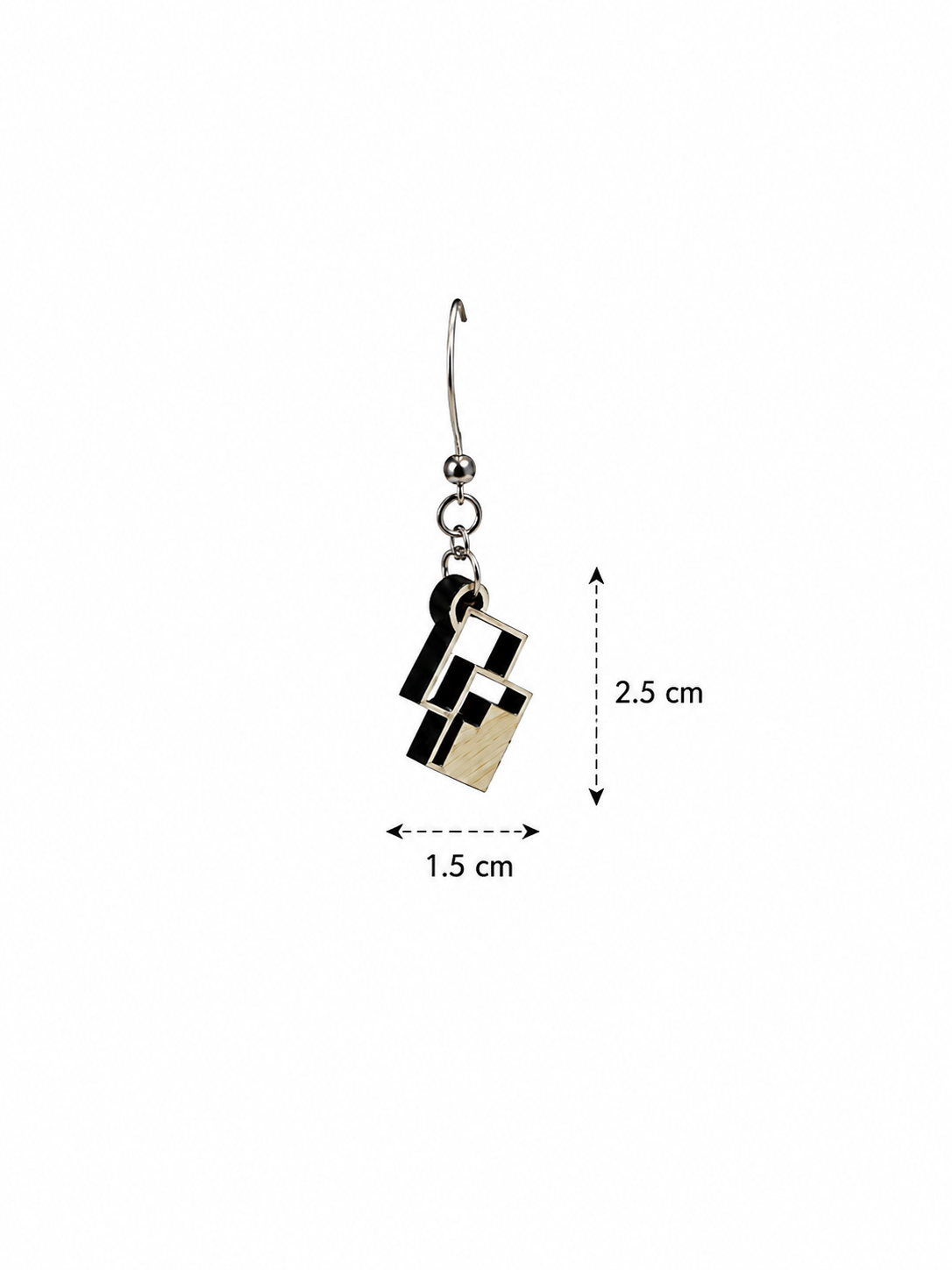 Boucles d’oreilles Losange