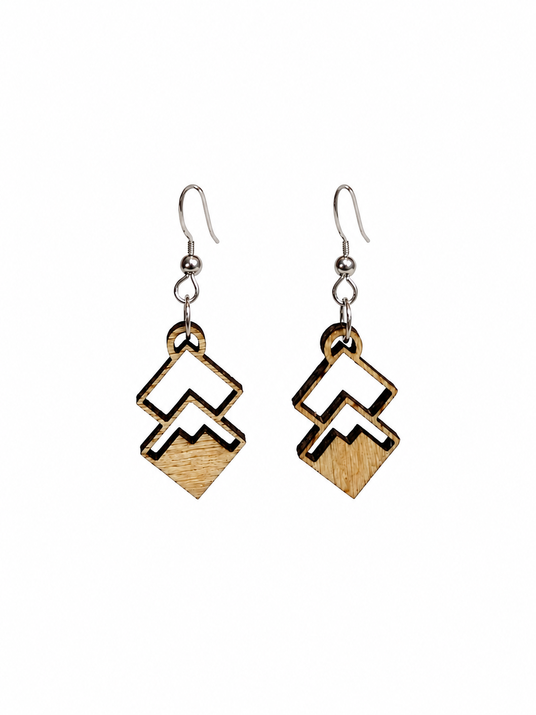 Boucles d’oreilles Losange