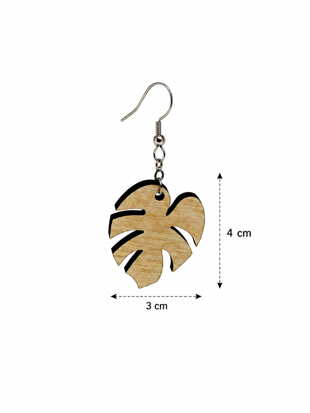 Boucles d’oreilles Feuille Tropicale