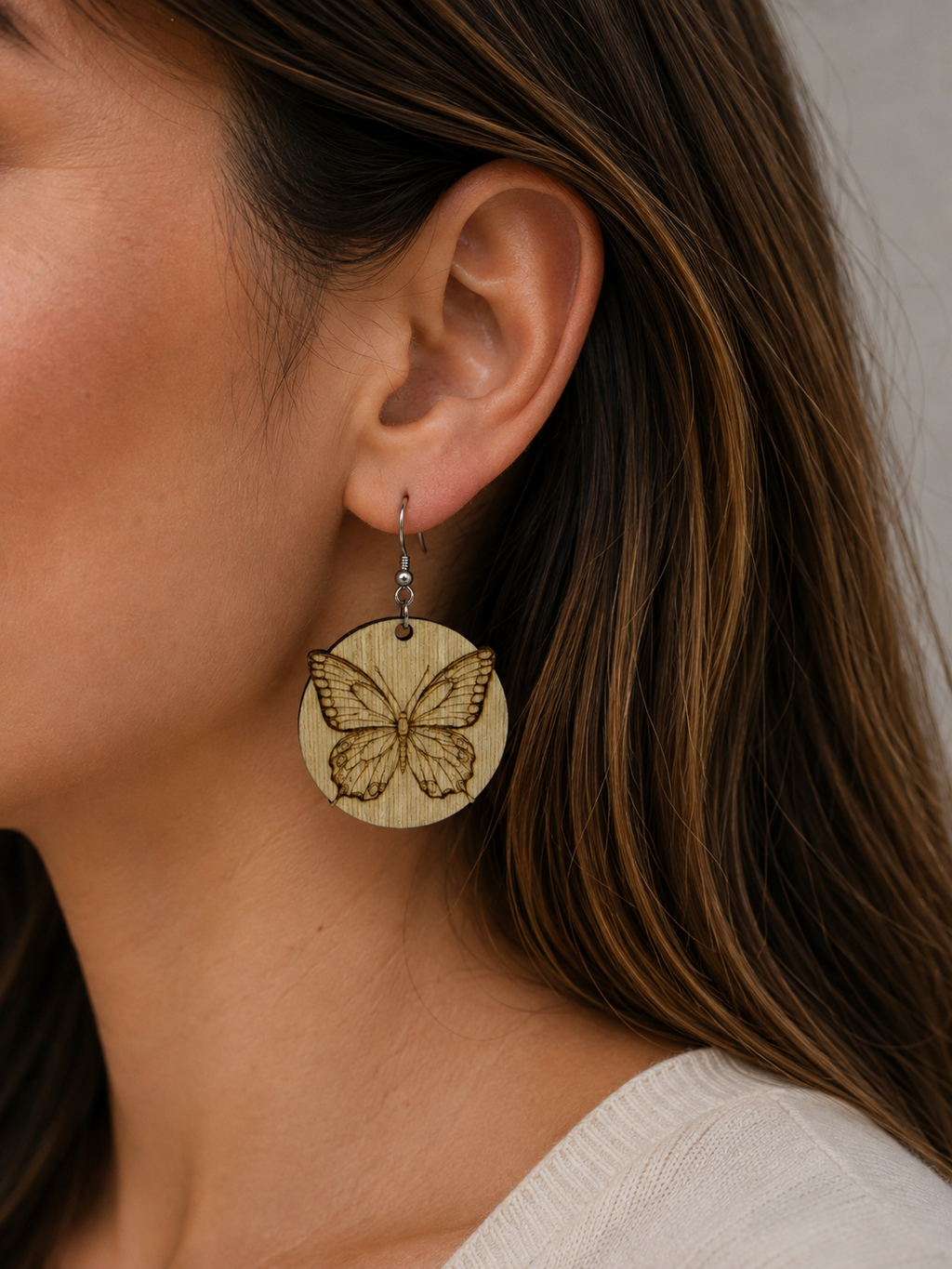 Boucles d’oreilles Papillon