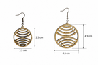 Boucles d’oreilles rondes Ajourée