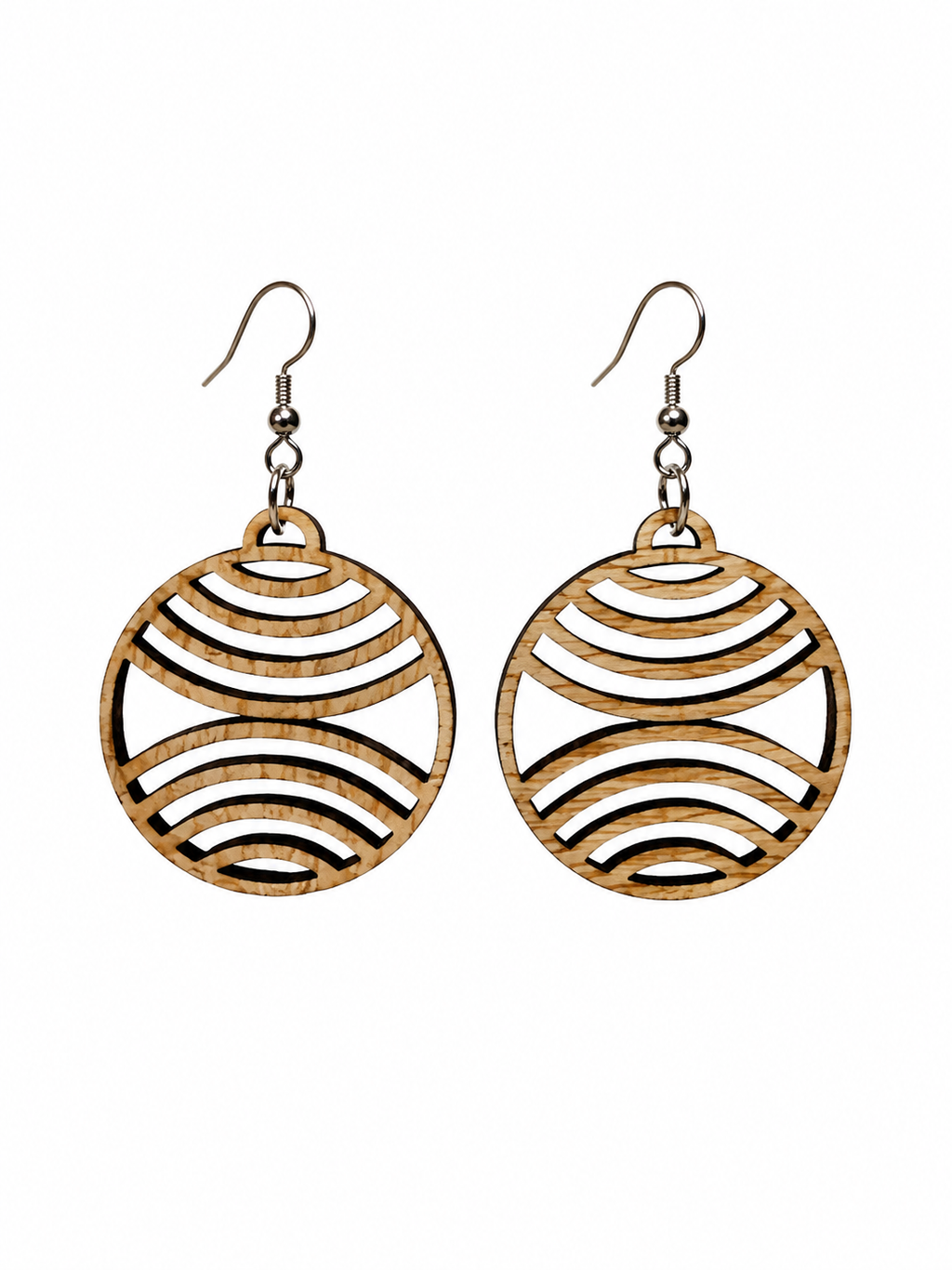 Boucles d’oreilles rondes Ajourée