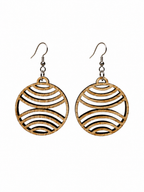 Boucles d’oreilles rondes Ajourée