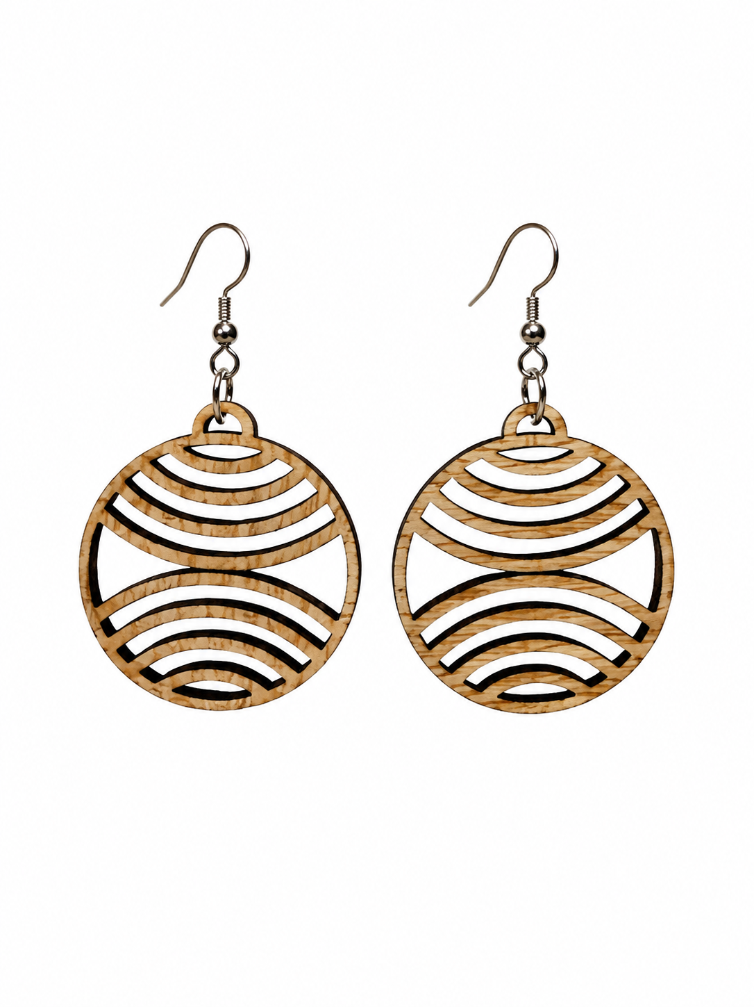 Boucles d’oreilles rondes Ajourée