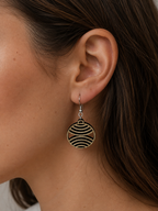 Boucles d’oreilles rondes Ajourée