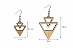 Boucles d’oreilles géométriques Triangle